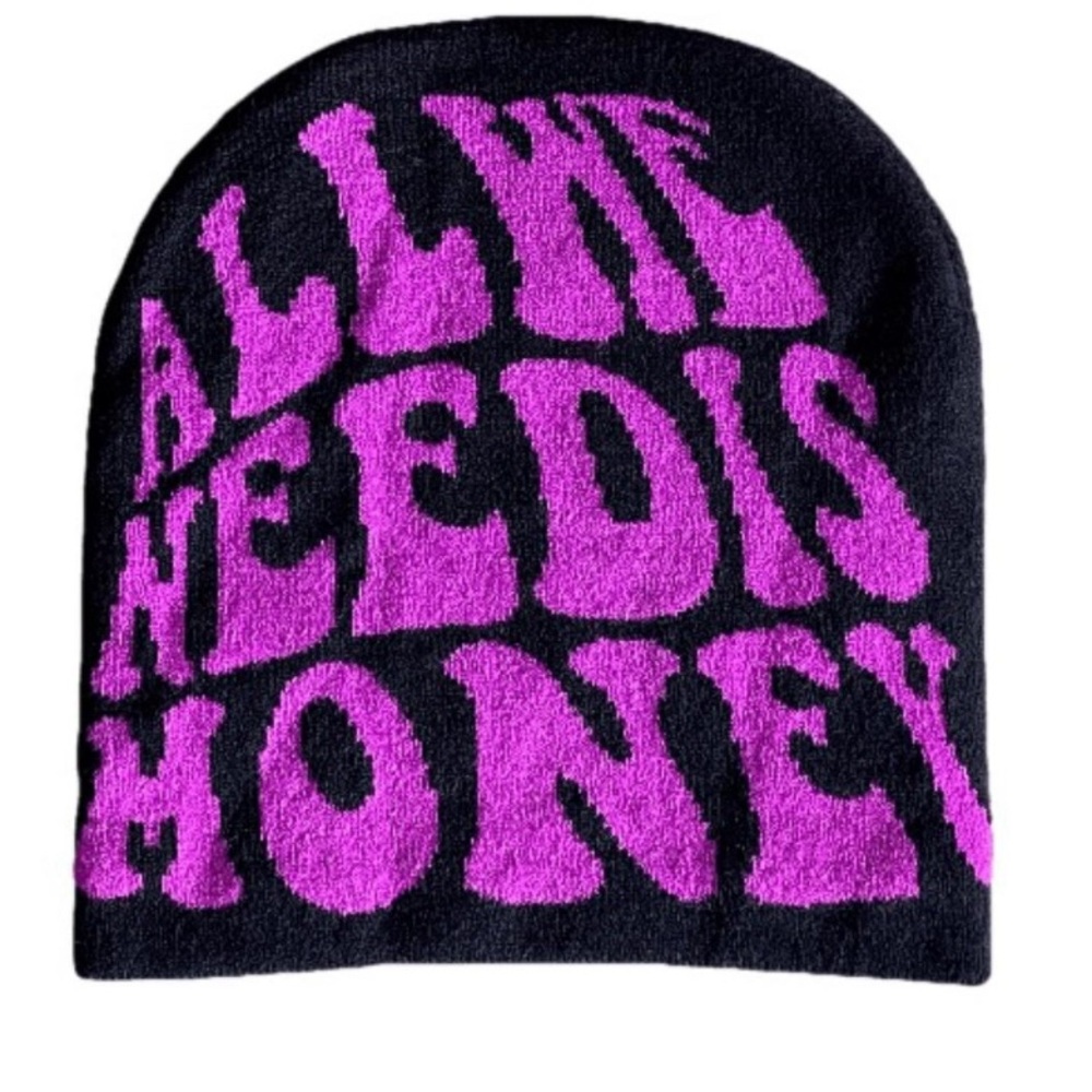 Unisex Statement Beanie All WE need is money NEW